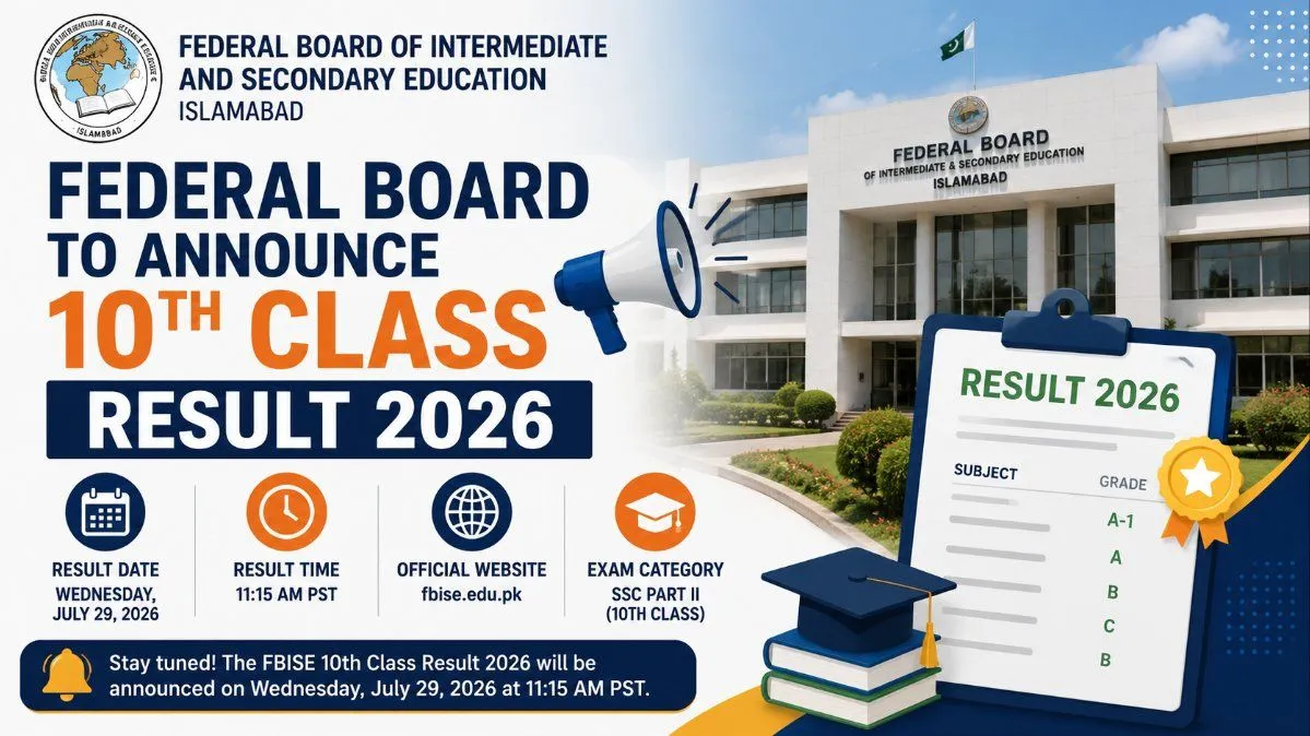 FBISE 10th Class Result 2026: Date & How to Check Online