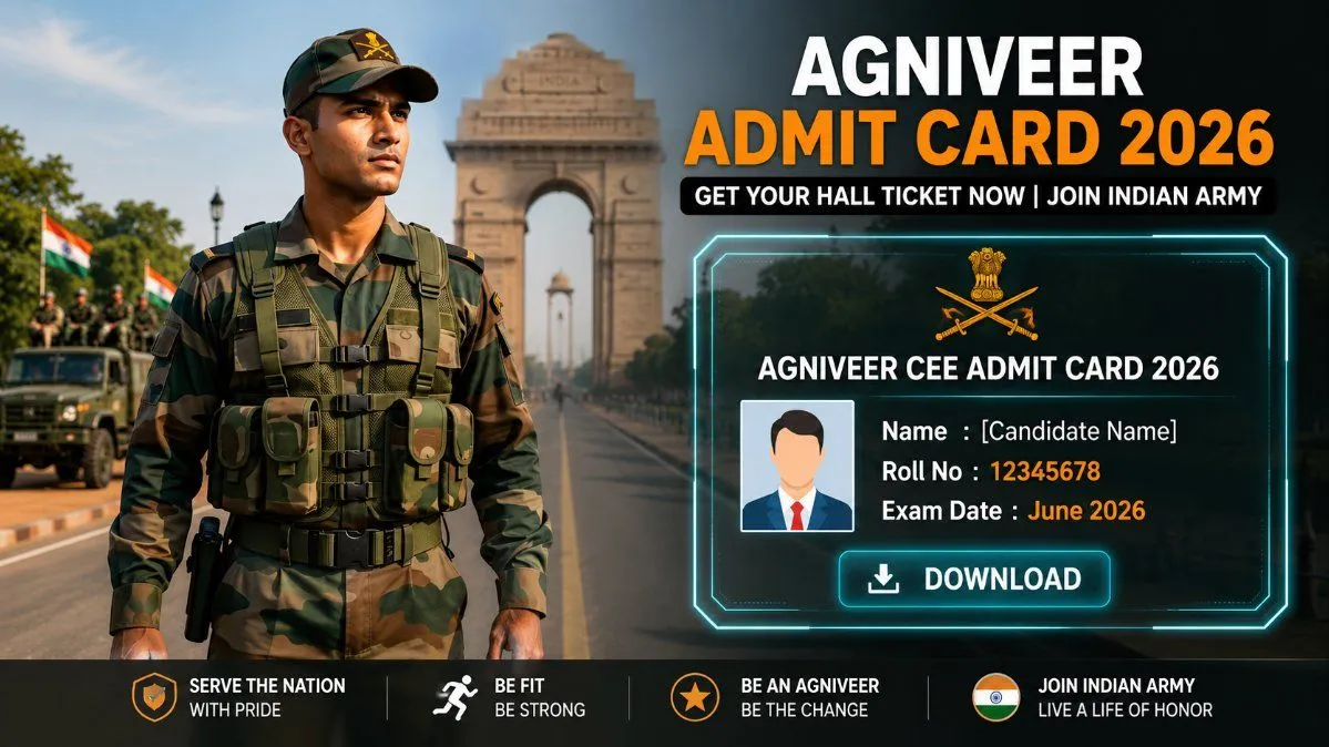 Agniveer Admit Card 2026 Out: Download CEE Hall Ticket