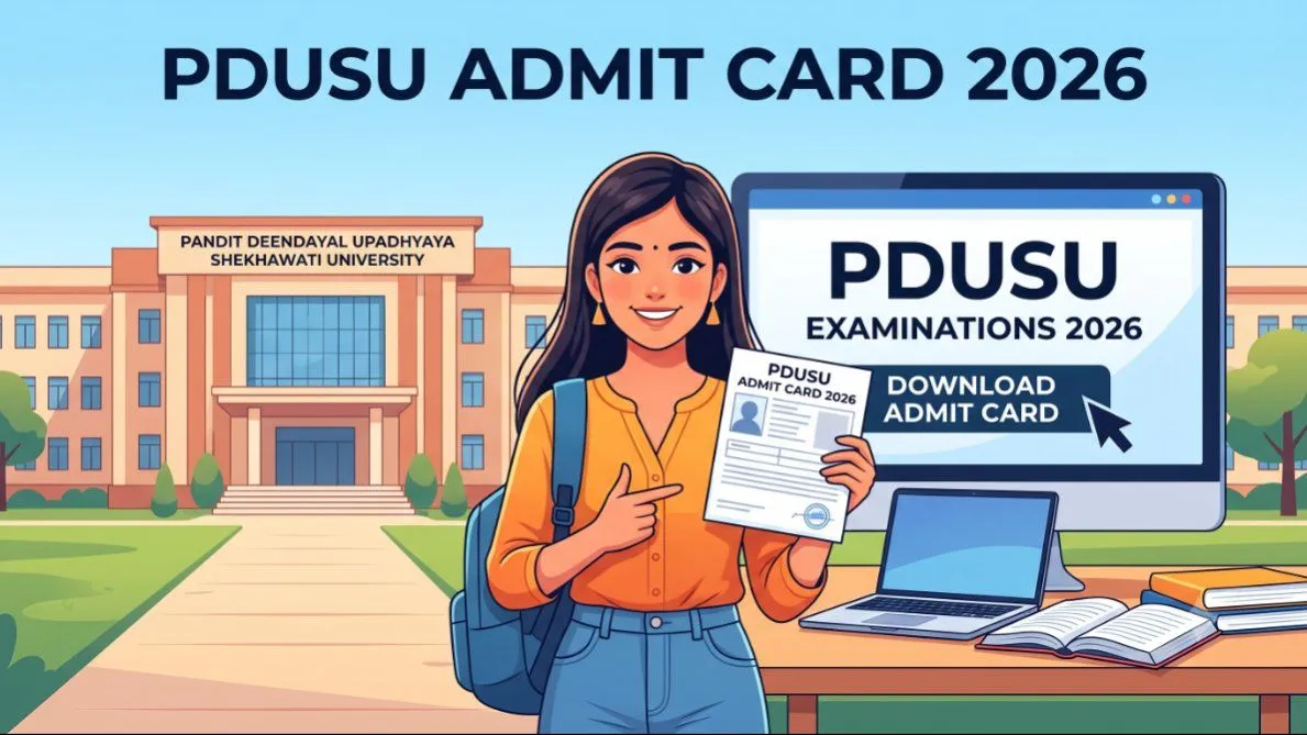 Download Shekhawati University (PDUSU) Admit Card 2026