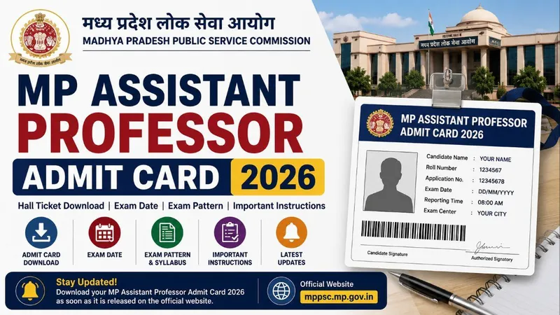 The MPPSC Assistant Professor Admit Card is Out—Here’s What to Do Next