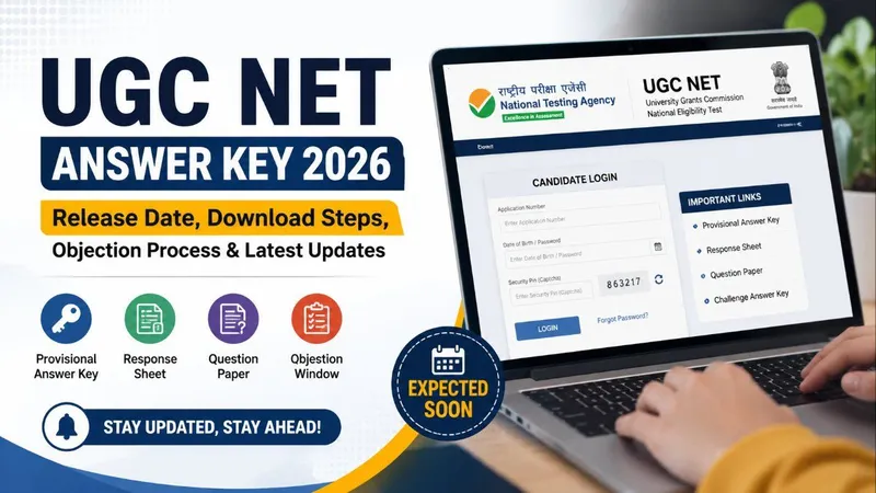 UGC NET Provisional Answer Key 2026 Expected Soon: Check Release Date, Download Process & Objection Details